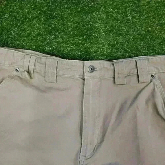 Duluth Trading Co Flex Fire Hose Men's 40 x 10.5" Blue Heavy Canvas Cargo Shorts - Picture 3 of 9